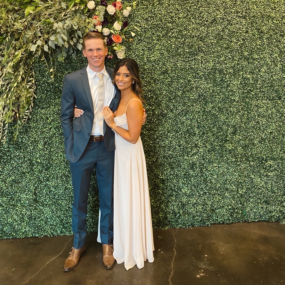 Evening Collective Champagne Bridesmaids Dress